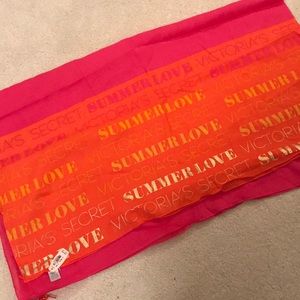 COPY - Bright Orange, Pink & Gold Beach Wrap☀️